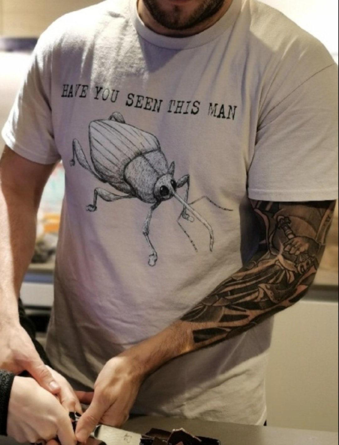 Have You Seen This Man?  Weevil Tshirt
