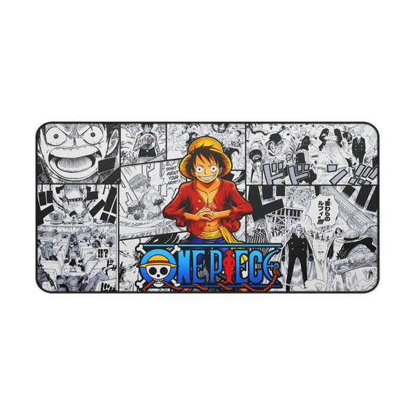 Anime Mouse Pad Gaming Desk Pad Large Desk Pad Gaming Desk Mat Large Mouse Pad Manga Desk Mat Anime Desk Pad Coworker Gift For Boyfriend