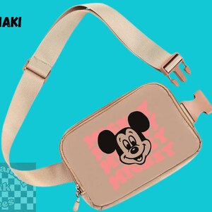 Disney Belt Bag | Retro Mickey Mouse Belt Bag | Fanny Pack | Over Shoulder Bag | Bachelorette Bag | Everywhere Athletic Cross Body Bag