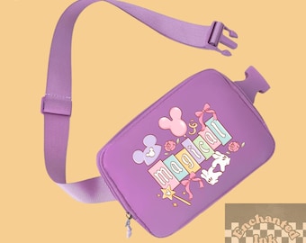 Borsa a tracolla con orecchie di Topolino Disney, borsa magica Disneyland, marsupio / borsa a tracolla / borsa da addio al nubilato / borsa sportiva a tracolla per tutti gli usi