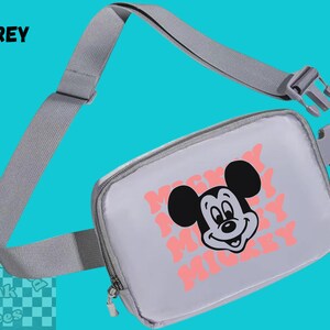 Disney Belt Bag | Retro Mickey Mouse Belt Bag | Fanny Pack | Over Shoulder Bag | Bachelorette Bag | Everywhere Athletic Cross Body Bag