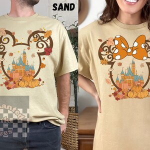 ミッキーミニー耳ユニセックススウェットシャツ、ヴィンテージハロウィンTシャツ、ミッキーヘッドスウェットシャツ、秋スウェットシャツ、ミッキー＆ミニーカップルTシャツ