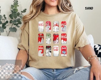 Polar Bear Coke Soda Trendy Shirt, Christmas Coca Cola shirt, Funny Soda Crewneck Shirt, TikTok Viral, funny meme, Soda Sweatshirt tiktok