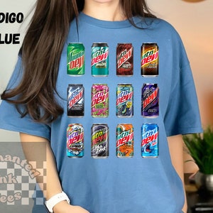 Mountain Dew Soda Trendy Shirt, Coke Soda Shirt, Funny Soda Crewneck Shirt, TikTok Viral, tiktok, funny meme, Soda Sweatshirt tiktok