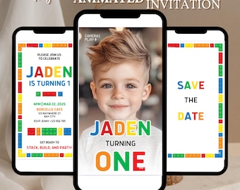 Invitación de cumpleaños editable, invitación digital, invitación de cumpleaños, descarga instantánea, editable con Canva
