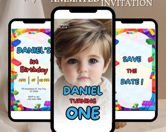 Invitación de cumpleaños editable, invitación digital, invitación de cumpleaños, descarga instantánea, editable con Canva