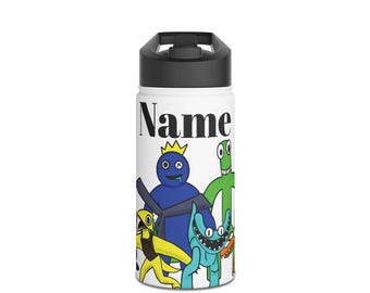 Personalized - Rainbow Friends  Stainless Steel Water Bottle, Standard Lid