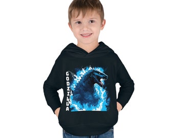 Godzilla sudadera con capucha para niños pequeños y niños niño pullover polar sudadera con capucha regalo para niños pequeños años niño niña