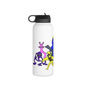 Personalized- Rainbow Friends Roblox Stainless Steel Water Bottle, Standard Lid, cup for kids image 3