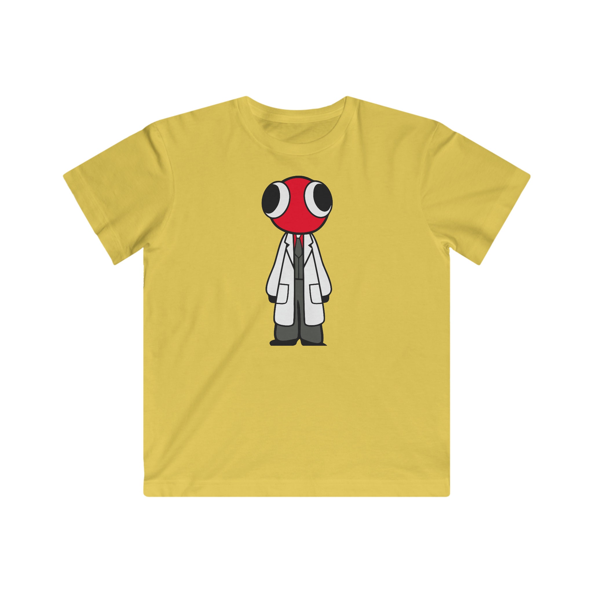 Red Scientist Rainbow Friend Kids T-Shirt for Sale by