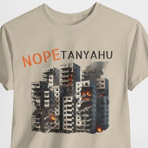 Protest Against Netanyahu Unisex Tee, Free Palestine Peace Shirt, Stop War Middle East, Israel Activist Top, Freedom Tee
