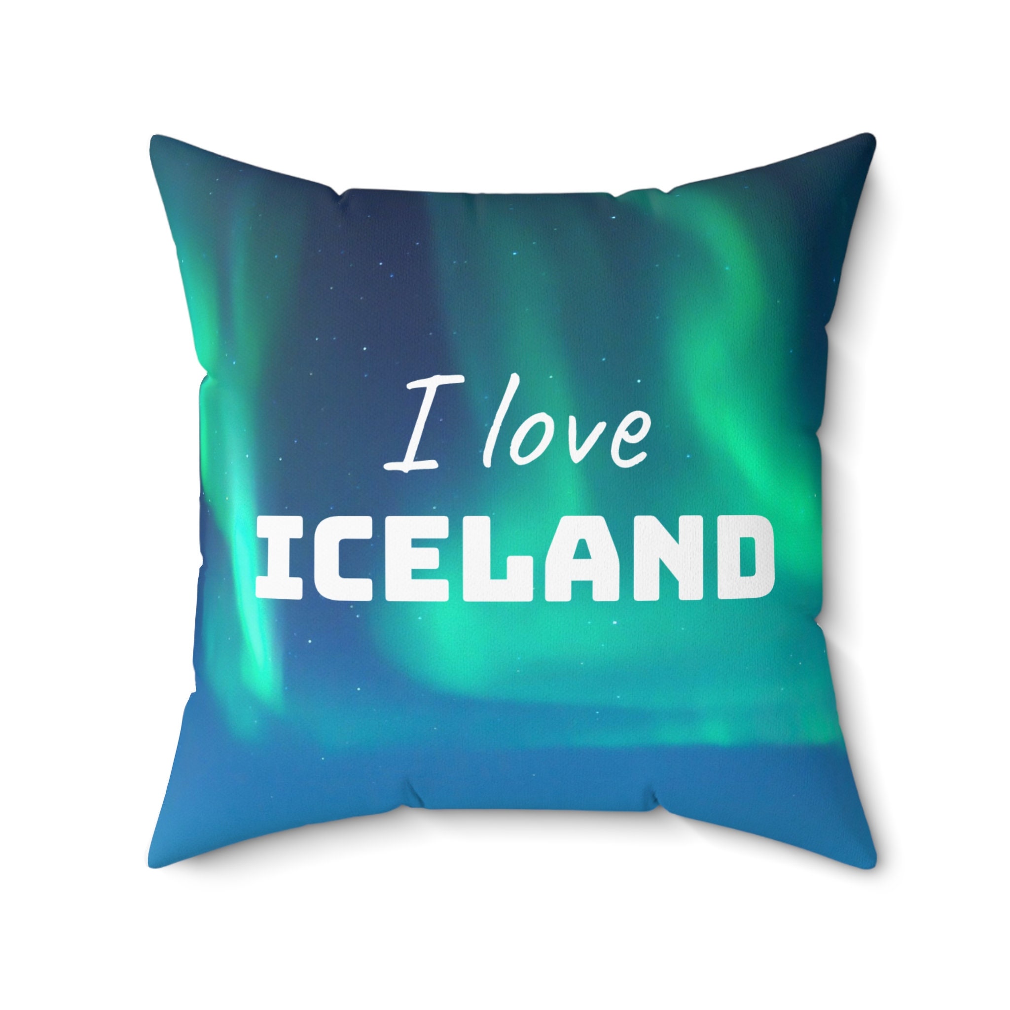 Handdrawn Puffin Pillow Case Iceland Souvenir Icelandic -  in