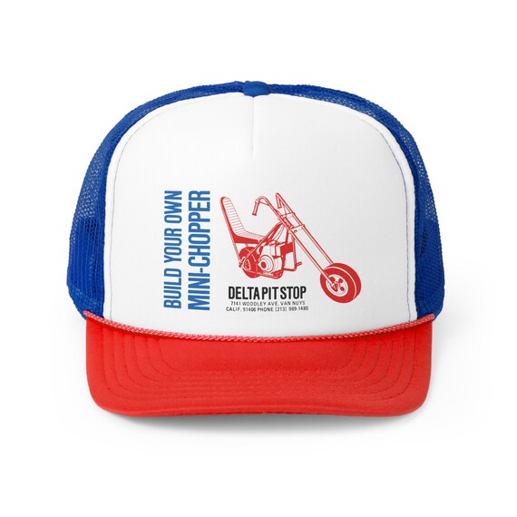 Mini Chopper Vintage Design Motorcycle USA Trucker Cap - Etsy