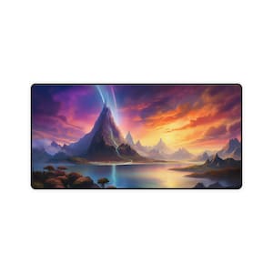Magic The Gathering Mountain Landscape Playmat/Desk Mat/Mountain/TCG Playmat/Tabletop Game/RPG Playmat/MTG/Magic/Landscape