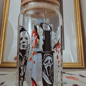 Horror Theme Glass Tumbler