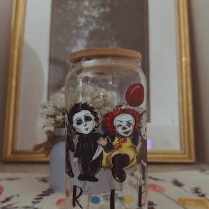 Horror Themed Glass Tumbler