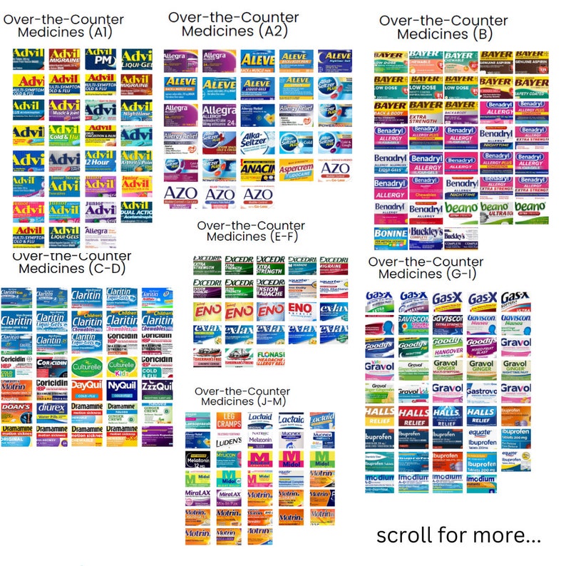 Pocket Pharmacy Labels Pill Container Travel Pill Case Etsy Australia