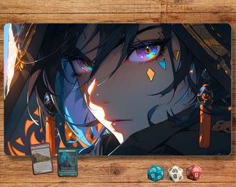 Juzam Djinn プレイマジックマット MTG プレイマット サイン入り Mark