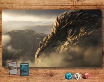 龍王オジュタイ - タルキール龍紀伝 - 24インチ×14インチ - MTGプレイ