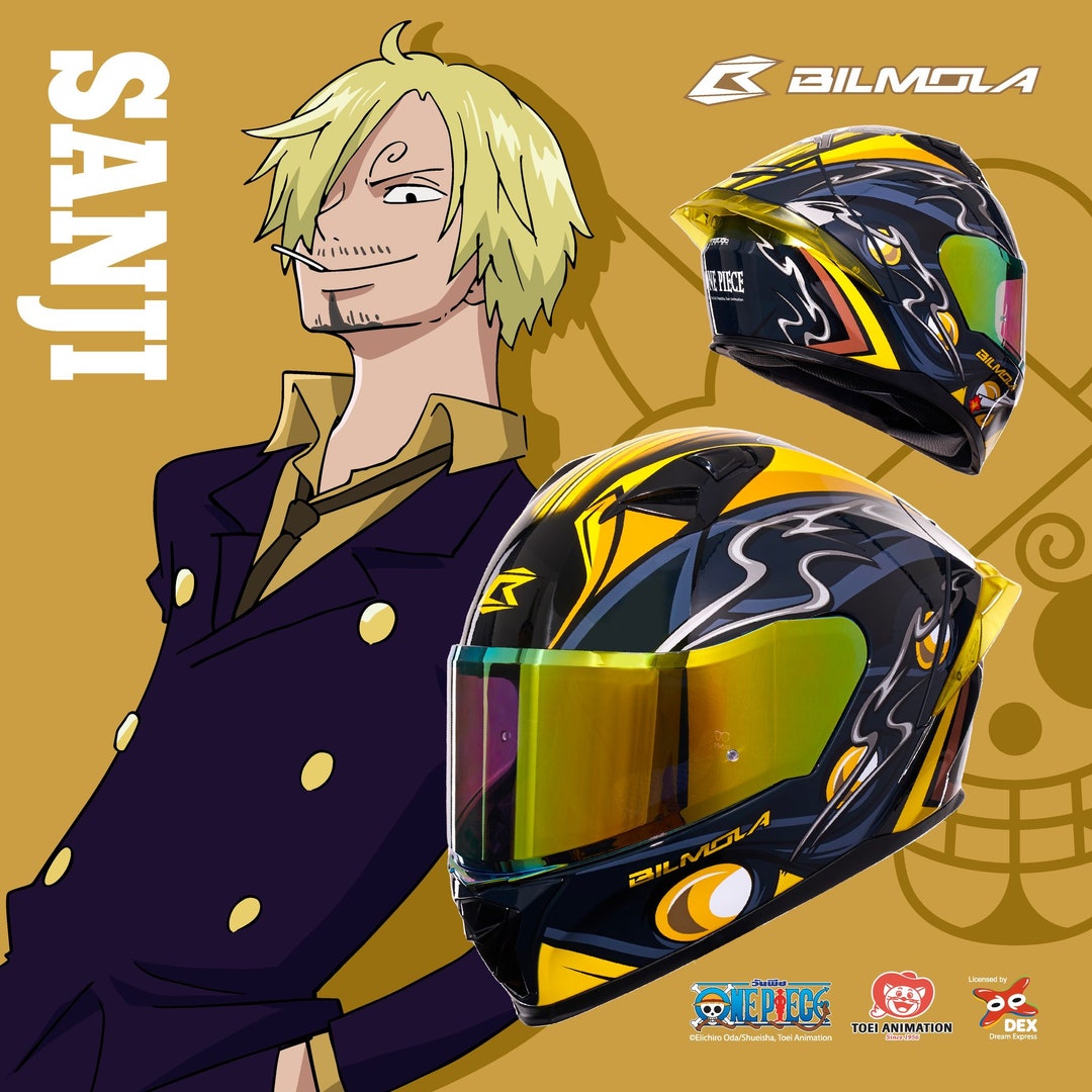 Bilmola Full Face Helmet Sanji Special Edition Size XL Etsy