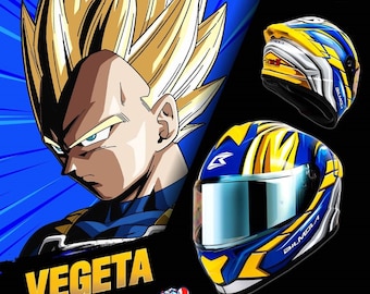 Bilmola Full Face Helmet Vegeta Special Edition Size XL