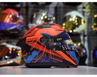 Original GSB S-371 Spider Full Face Helmet Size L