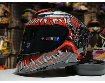 Original Faseed F-861 Venom Carbon Full Face Helmet Size XL