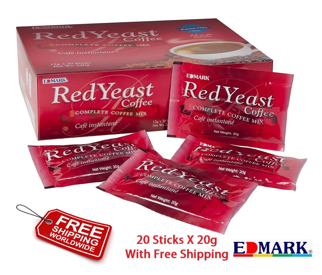 Edmark Box 2 Boxes X 20's Edmark Red Yeast Coffee Improves Good Cholesterol Lowers ...