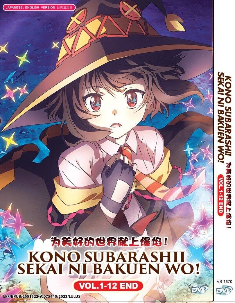 Anime DVD Kono Subarashii Sekai Ni Shukufuku Wo Season 1+2 Vol.1-22 End +  Movie