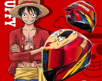 Bilmola Full Face Helmet Luffy Special Edition Size XL