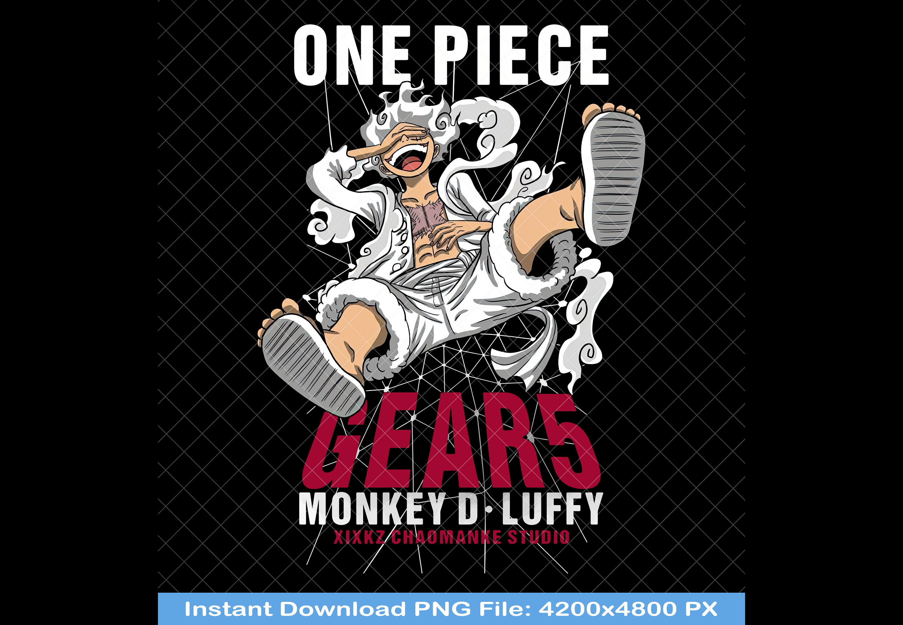 One Piece Monkey D. Luffy Svg, One Piece Svg, King Of Pirate Svg, Luff