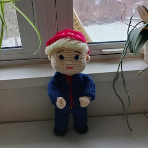 Tiny Trump inspired doll - 12 inch