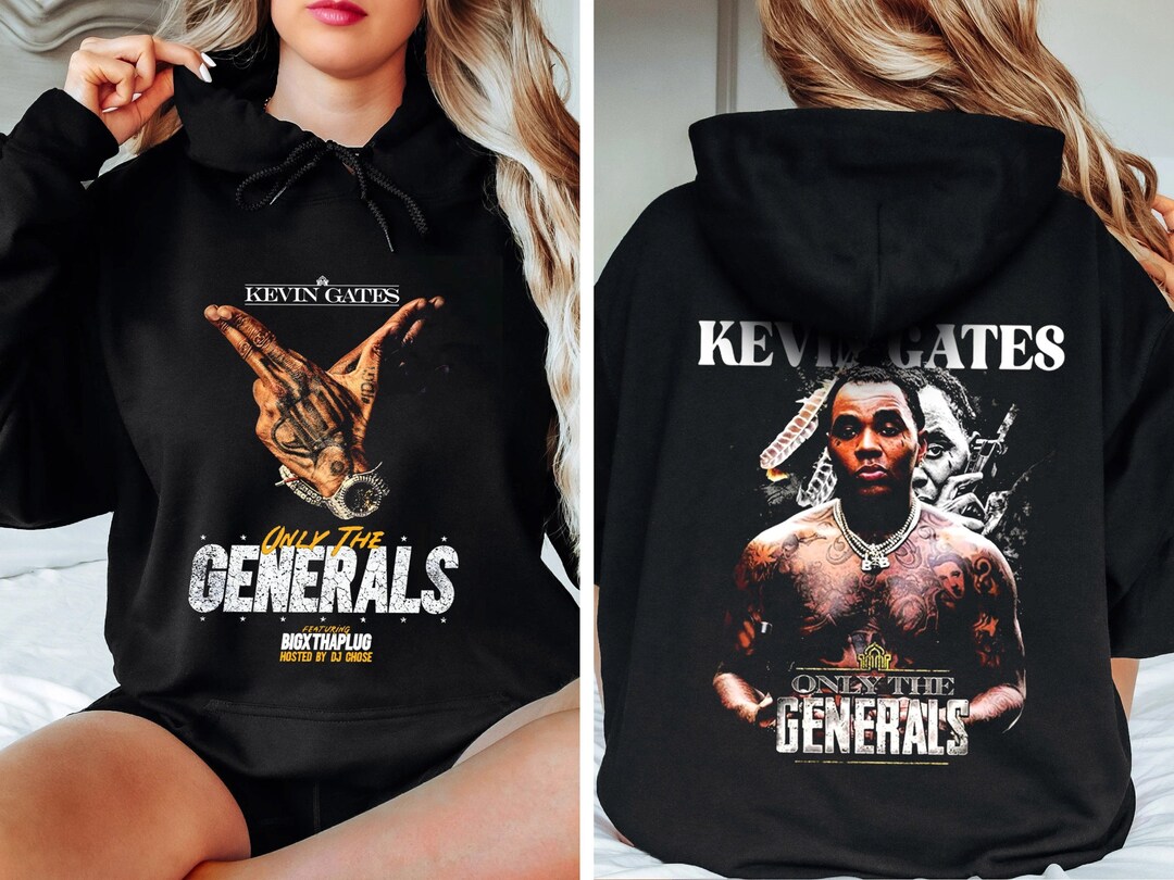 Vintage Kevin Gates 2023 Hoodie Only the Generals Tour Etsy