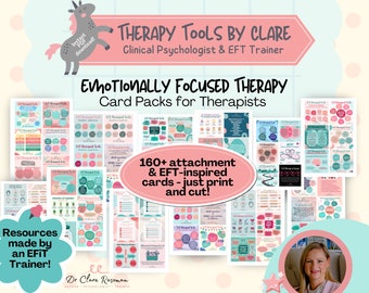 EFT Card Packs - Therapist Tools, Attachment & Relationship Enhancement
