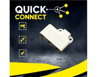 3-way QUICK-CONNECT Y-cable distributor splitter hub 2-pin | quick connector | plug connector | universal connector | cable connector
