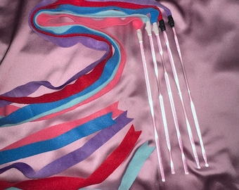 Fleece Katze Teaser Wand Katzenspielzeug mit Acrylic Stick