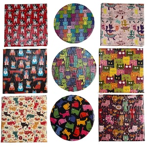 Decoupage Ceramic Coaster - Cat and Dog Styles