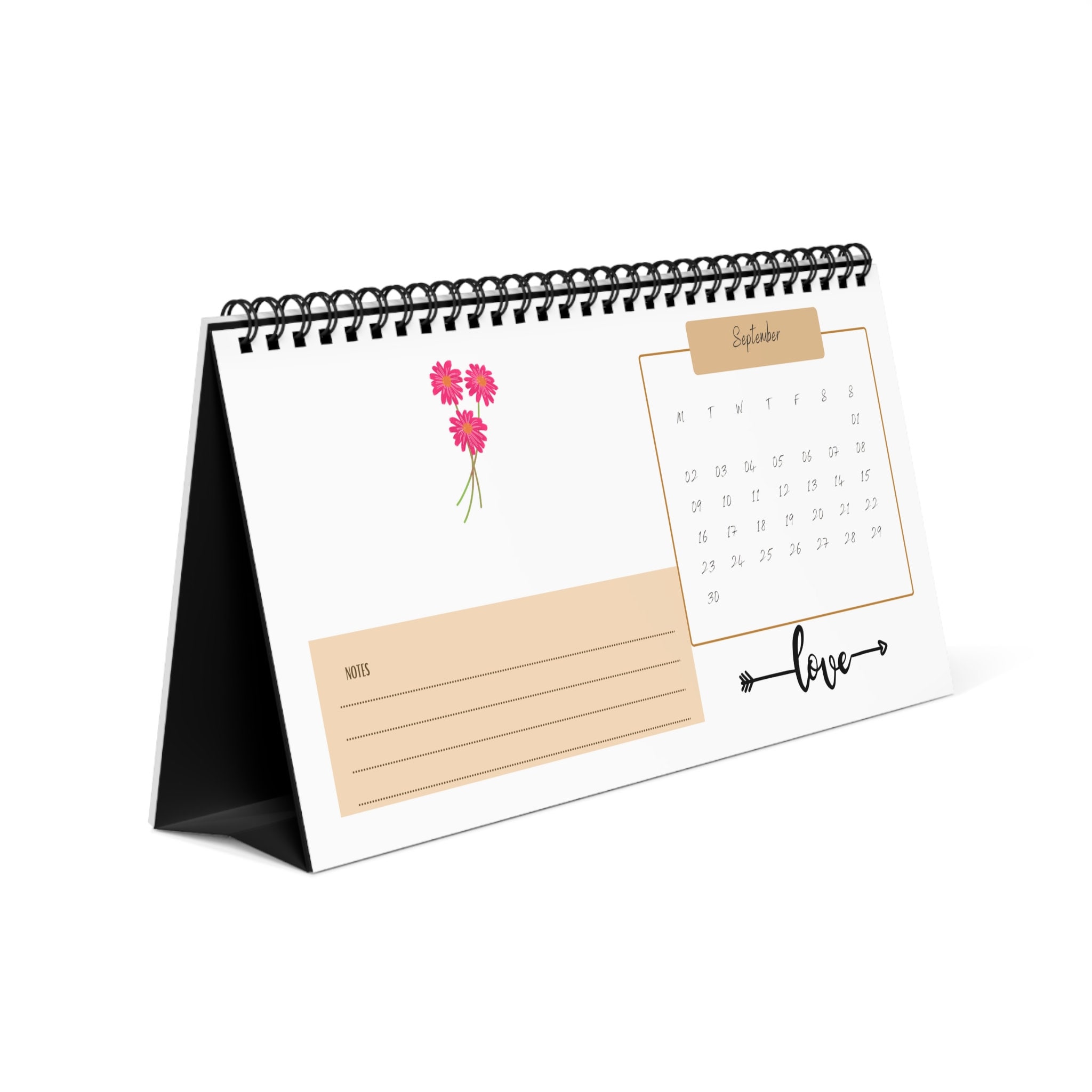 Personalized 2024 Calendar,Custom Desk Planner,12 Month Calendar