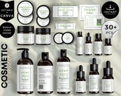 Editable Cosmetic Label Templates, Custom Body Product Label, DIY Skincare Labels, CBD Hemp Seed Oil Design, Bottle and Jar Labels, CBH1