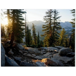 YOSEMITE SUNSET (Pack de 10 cartes postales) - Parc national, Californie, Photographie nature, Paysage, Cartes vierges