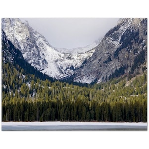 TETON SNOWS (confezione da 10 cartoline) - Parco nazionale del Grand Teton, lago di montagna, fotografia naturalistica, cartoline vuote