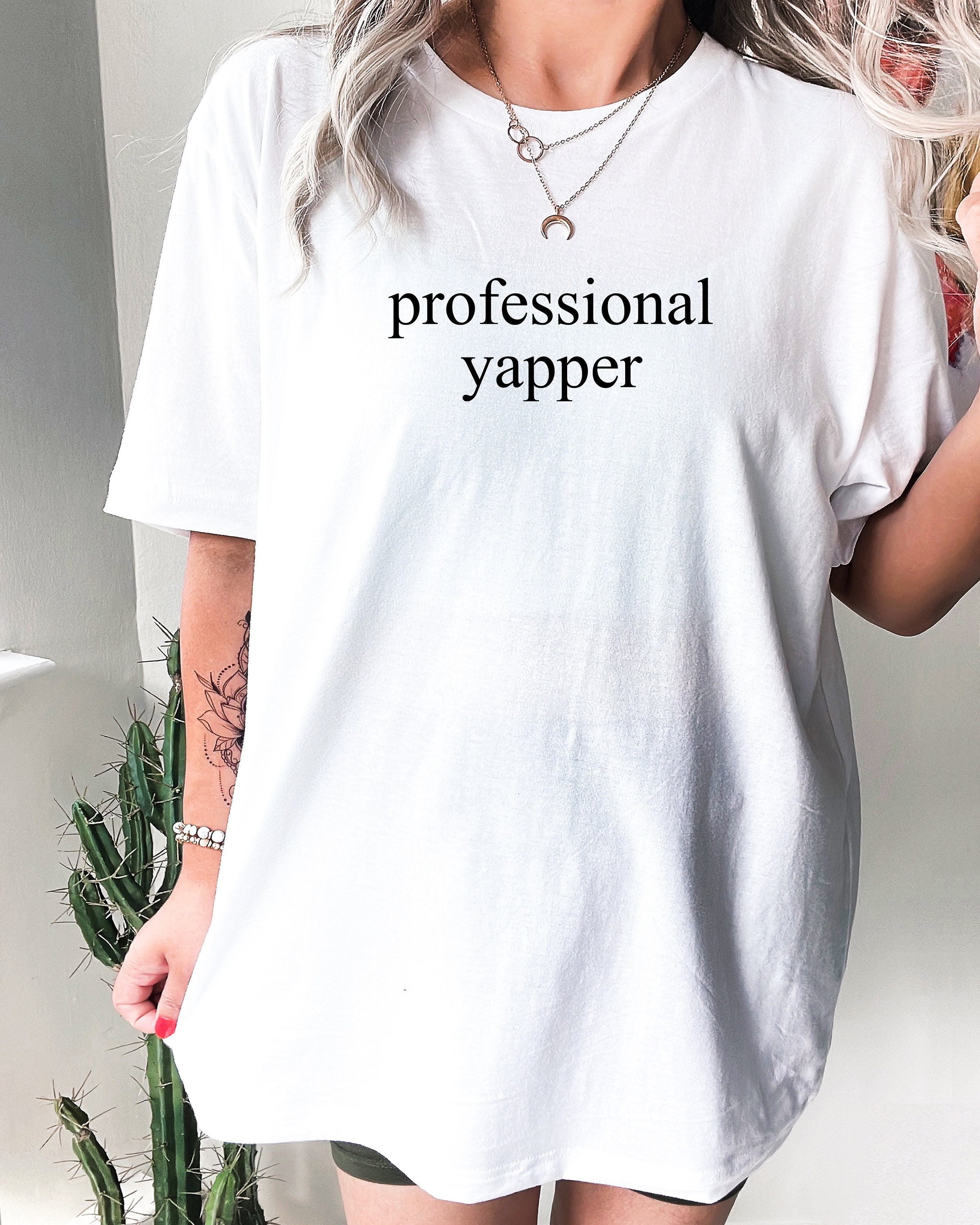 Professional Yapper Sweatshirt, Funny Crewneck, Funny Gift For Men, Womens Funny Shirt, Y2K Weirdcore Trendy Meme Shirt, Sarcasm Sweatshirt