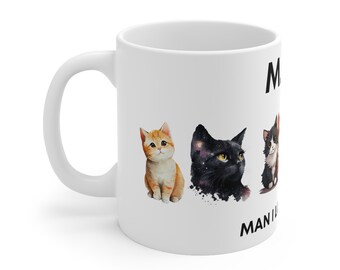 MILF: Man I Love Felines - Ceramic Mug