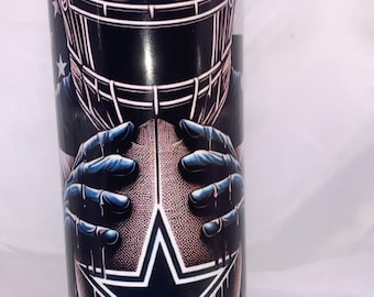 Szklanka Dallas Cowboys. Jeśli nie widzisz swojej drużyny, nie ma problemu, zrobię ją specjalnie dla Ciebie!!! Po prostu napisz do mnie…