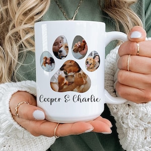 Custom Pet Mug with Photo & Name, Personalized Dog Coffee Cup,Custom Dog Memorial Mug, Personalized Name Pet Owner Mug,Dog Lover Custom Gift