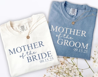 Mother Of The Bride Shirt, Wedding Party Gift, Bridesmaid Group Tee, Mother of the Groom Shirt, Bridal Tshirt, Maid of Honor Matching Tee