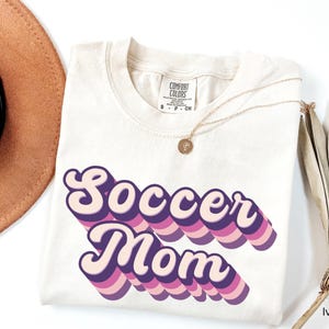 Soccer Mom Shirt Comfort Colors, Gift for Soccer Mom, Soccer Mama Gift, Soccer Mama Tee, Soccer Shirt, Soccer Season Shirt, Soccer Lover Tee