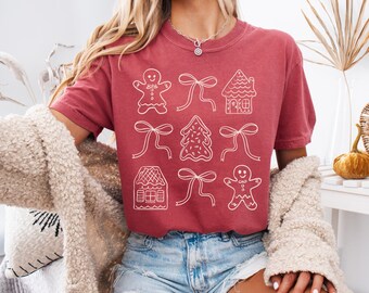 Christmas Cookie Crew Shirt, Family Christmas Baking Comfort Colors T-Shirt, Holiday Cookie  Baking Lover Gift, Matching Baking Crew Tee