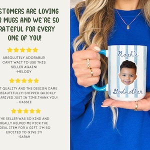 Custom Godmother Proposal Mug Gift, Godmama Coffee Mug,Gift from Godson Godparent Birthday, Baptism Gift From Godchild,Pregnancy Reveal Gift Bild 9
