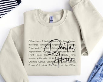 Dentist Sweatshirt, Dental Hygienist Gift, Dental Assistant Crewneck, Future Dentist Sweater, Dental Student Gift, Dental Admin Sweatshirt